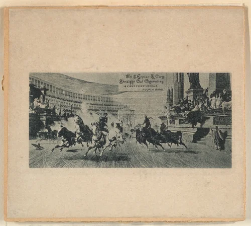 Four in Hand, from the Sports and Art Subjects series (N197) issued by Wm. S. Kimball & Co. by William S. Kimball & Company, print, 1886-1893