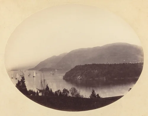 From Trophy Point, West Point, Hudson River by George K. Warren, photograph, 1862-1872