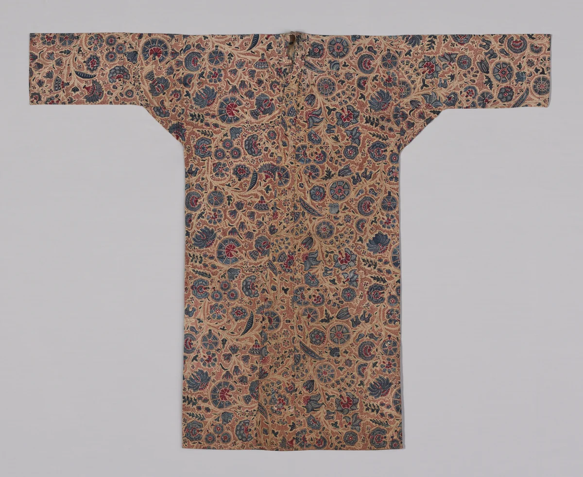 Man's Informal Robe by There is no artist's name present in the input text., textile, 1725-1775