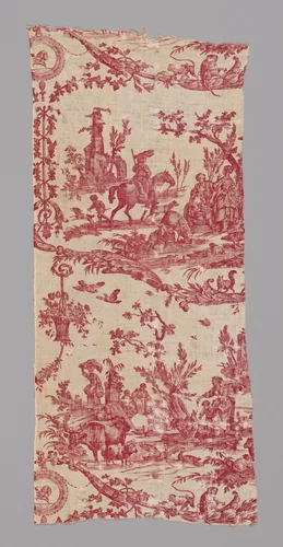 La Liberté Americaine (American Liberty) (Furnishing Fabric) by Jean Baptiste Huet, textile, 1783-1789