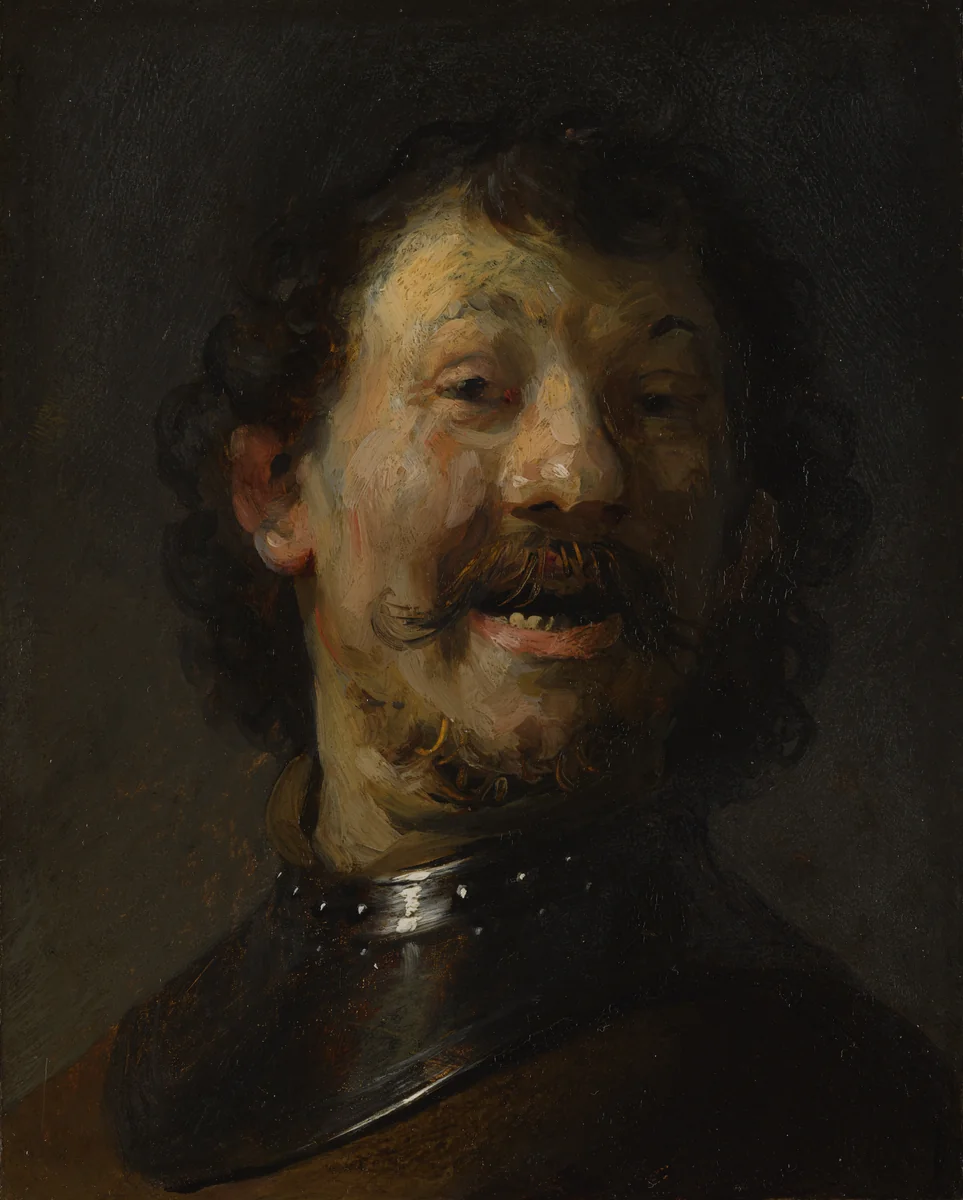 The Laughing Man by Rembrandt van Rijn, painting, 1629