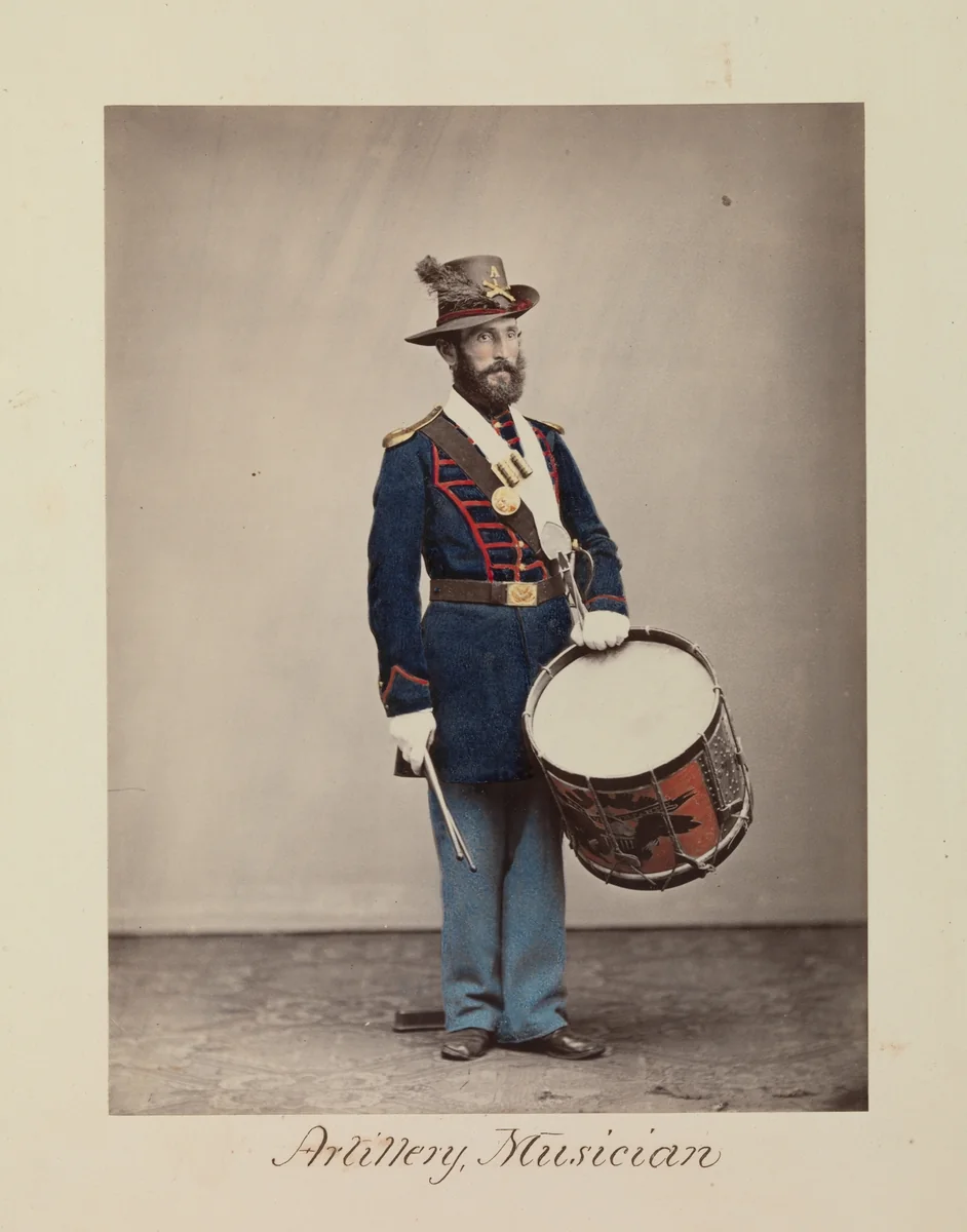 Artillery, Musician by Oliver Willard, photograph, 1866