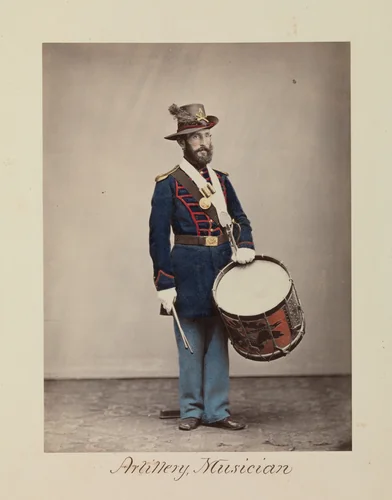 Artillery, Musician by Oliver Willard, photograph, 1866