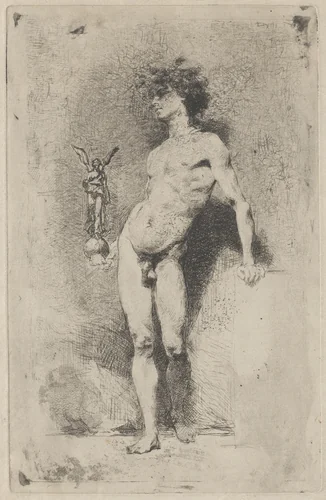 La Victoire (Victory) by Mariano Fortuny Marsal, print, 1865
