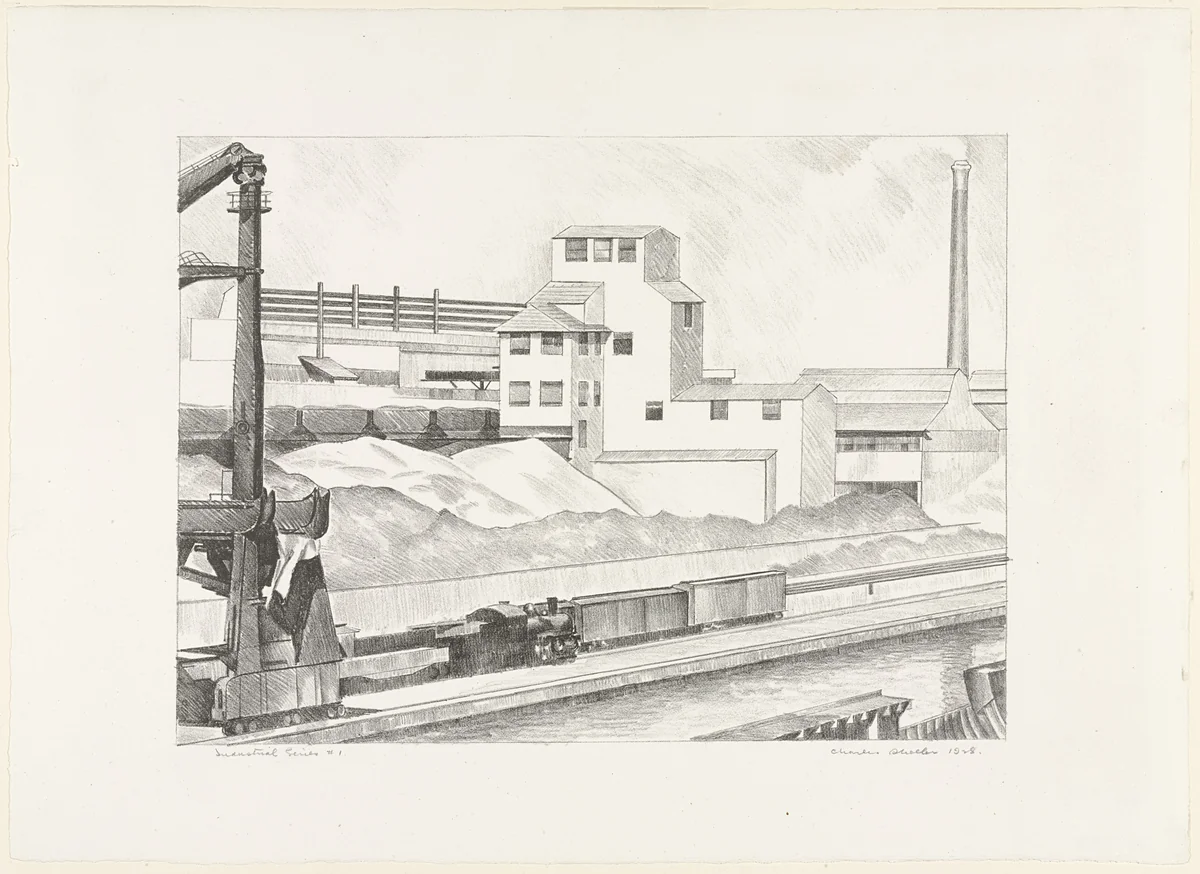 Industrial Series #1 by Charles Sheeler, print, 1928