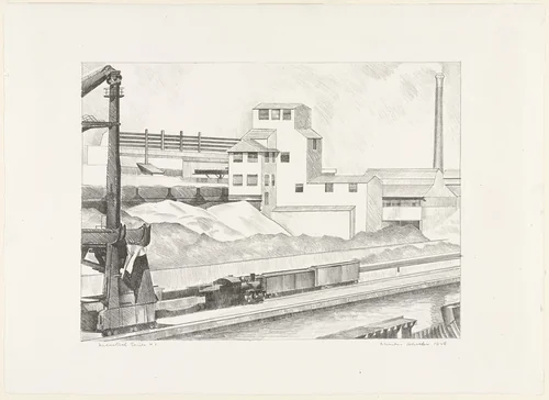 Industrial Series #1 by Charles Sheeler, print, 1928