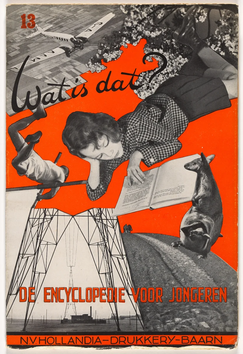 What is that? The Encyclopedia for Young People, vol. 13 (Wat is Dat? De Encyclopedie Voor Jongeren) by Fré Cohen, design, 1935