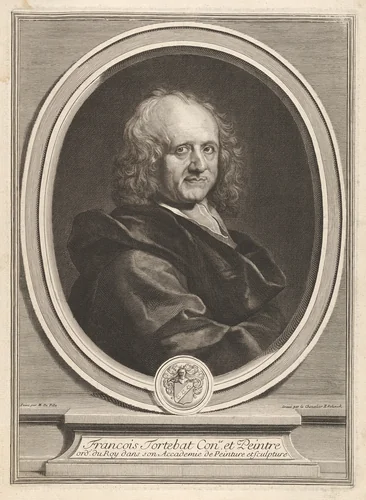 François Tortebat by Gérard Edelinck, print, 1655-1707