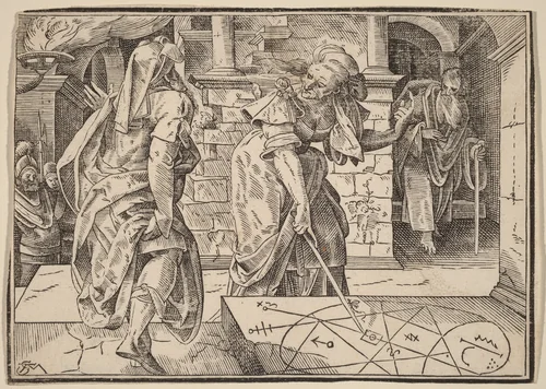 Christ Tells His Disciples of the Last Judgment by Christoph Murer, print, 1558-1614