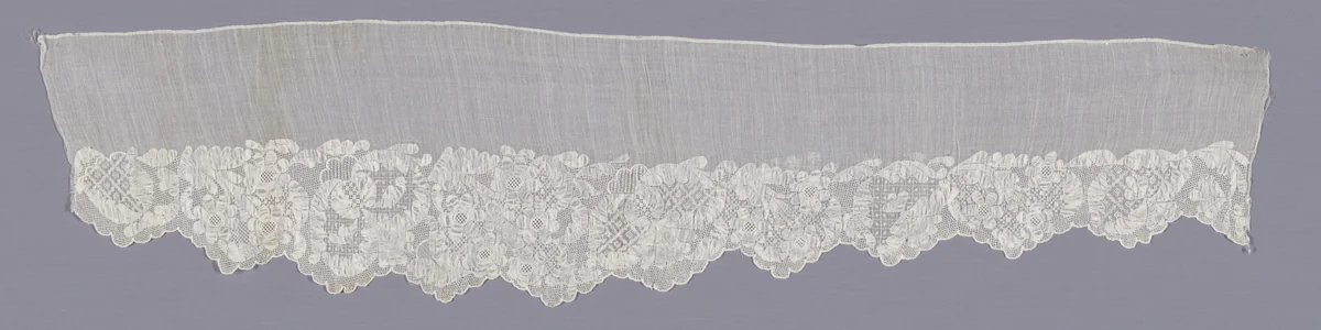 Sleeve Ruffle by France or Germany, other, 1725-1775