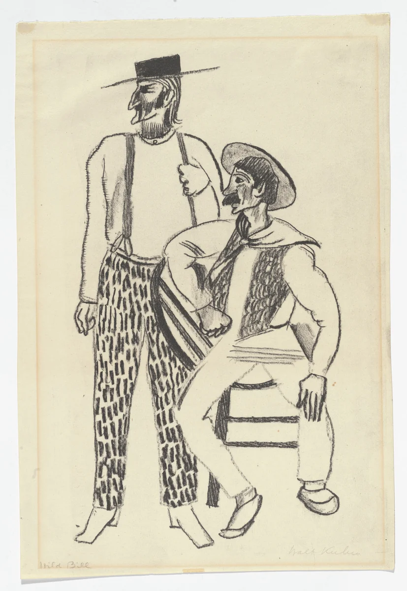 Wild Bill by Walt Kuhn, print, 1921