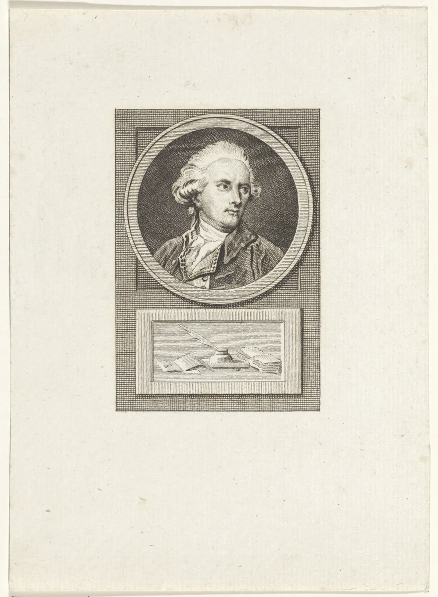 Portret van ridder Harris by Reinier Vinkeles, print, 1783-1795