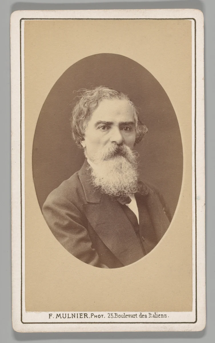 [Virgilio Narcisso Diaz de la Pena] by Ferdinand Mulnier, photograph, 1857-1871