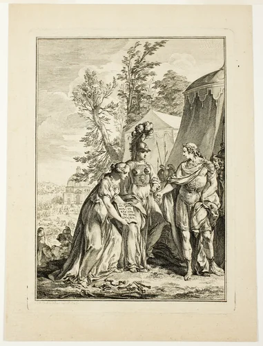 Allegory of Surgery by Charles-Nicholas Cochin, print, 1741