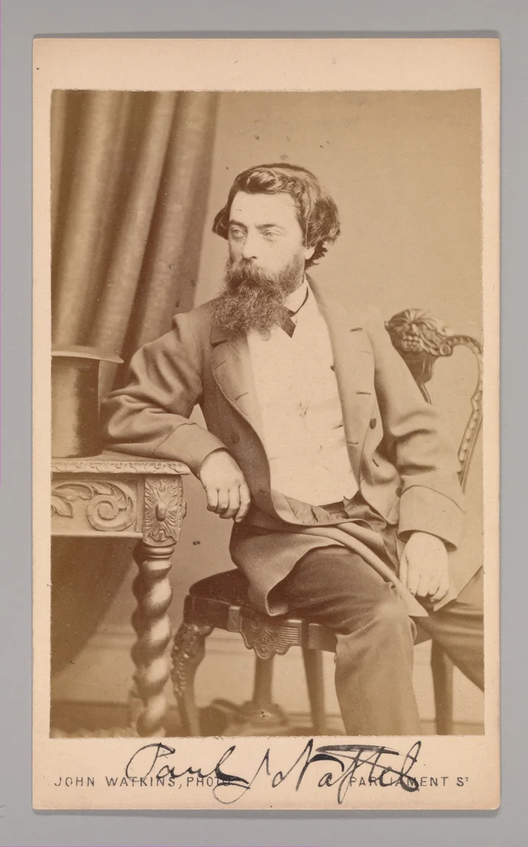 [Paul Jacob Naftel] by John and Charles Watkins, photograph, 1860-1869
