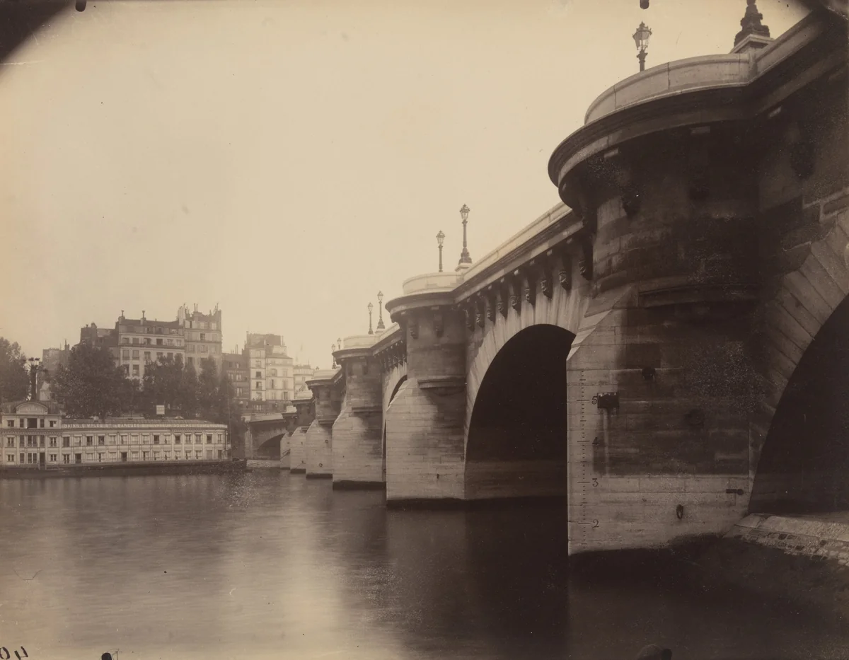 Pont Neuf by Eugène Atget, photograph, 1900