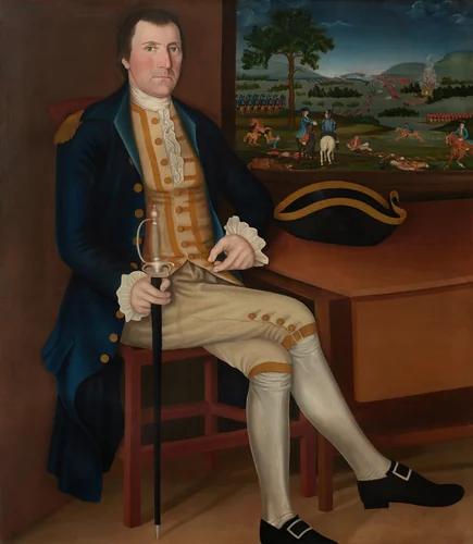 Captain Samuel Chandler by Winthrop Chandler, painting, 1780