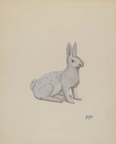 Rabbit by Rex F. Bush, index of american design, 1936