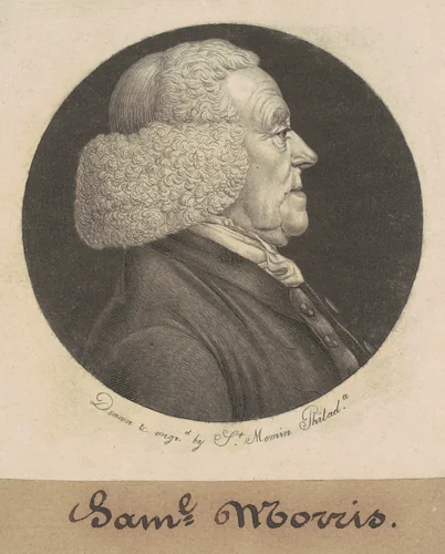 Samuel Morris by Charles B. J. Févret de Saint-Mémin, print, 1798