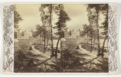 St. Regis Lake, Paul Smth's, from the series "Gems of the Adirondacks" by Baldwin Photo, photograph, 1875-1899