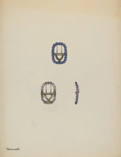 Neck Buckle by Kalamian Walton, index of american design, 1935-1942