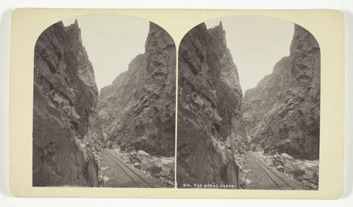 The Royal Gorge by William Henry Jackson, photograph, 1879-1892