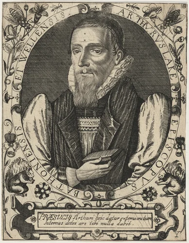 Arthur Lake, Bishop of Bath and Wells by Richard Greenbury, print, 1650