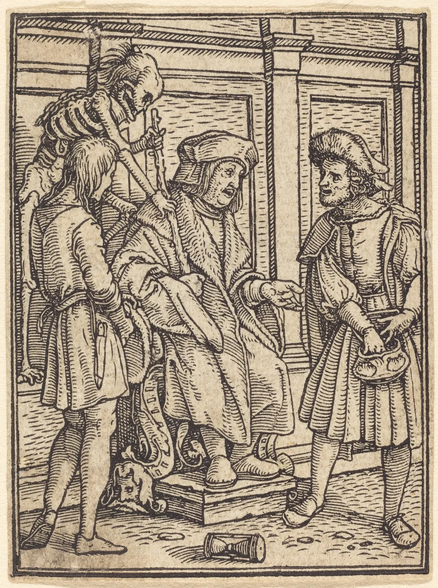 The Judge by Hans Lützelburger, print, 1521-1531