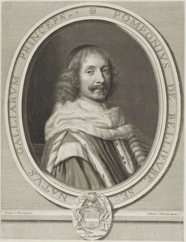 Pompone II de Bellièvre by Robert Nanteuil
Charles Le Brun, print, 1657