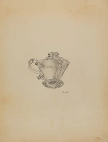 Lamp by Frank Fumagalli, index of american design, 1940