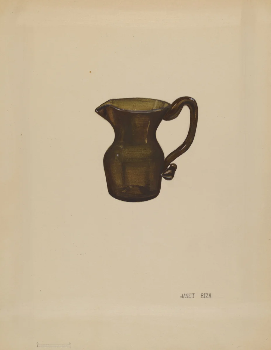 Creamer by Janet Riza, index of american design, 1936