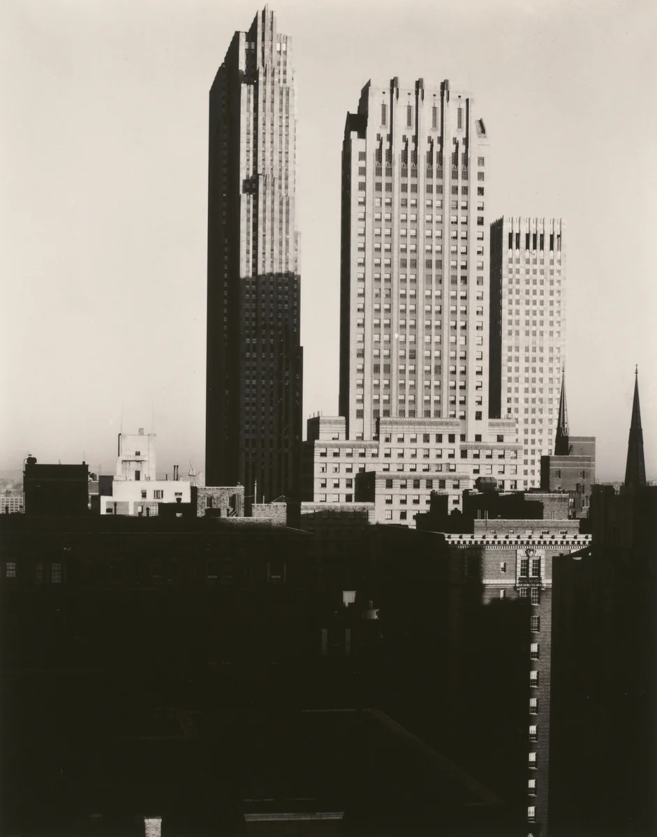 New York from the Shelton by Alfred Stieglitz, photograph, 1935