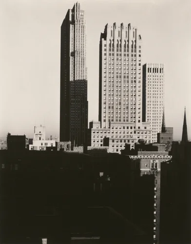 New York from the Shelton by Alfred Stieglitz, photograph, 1935