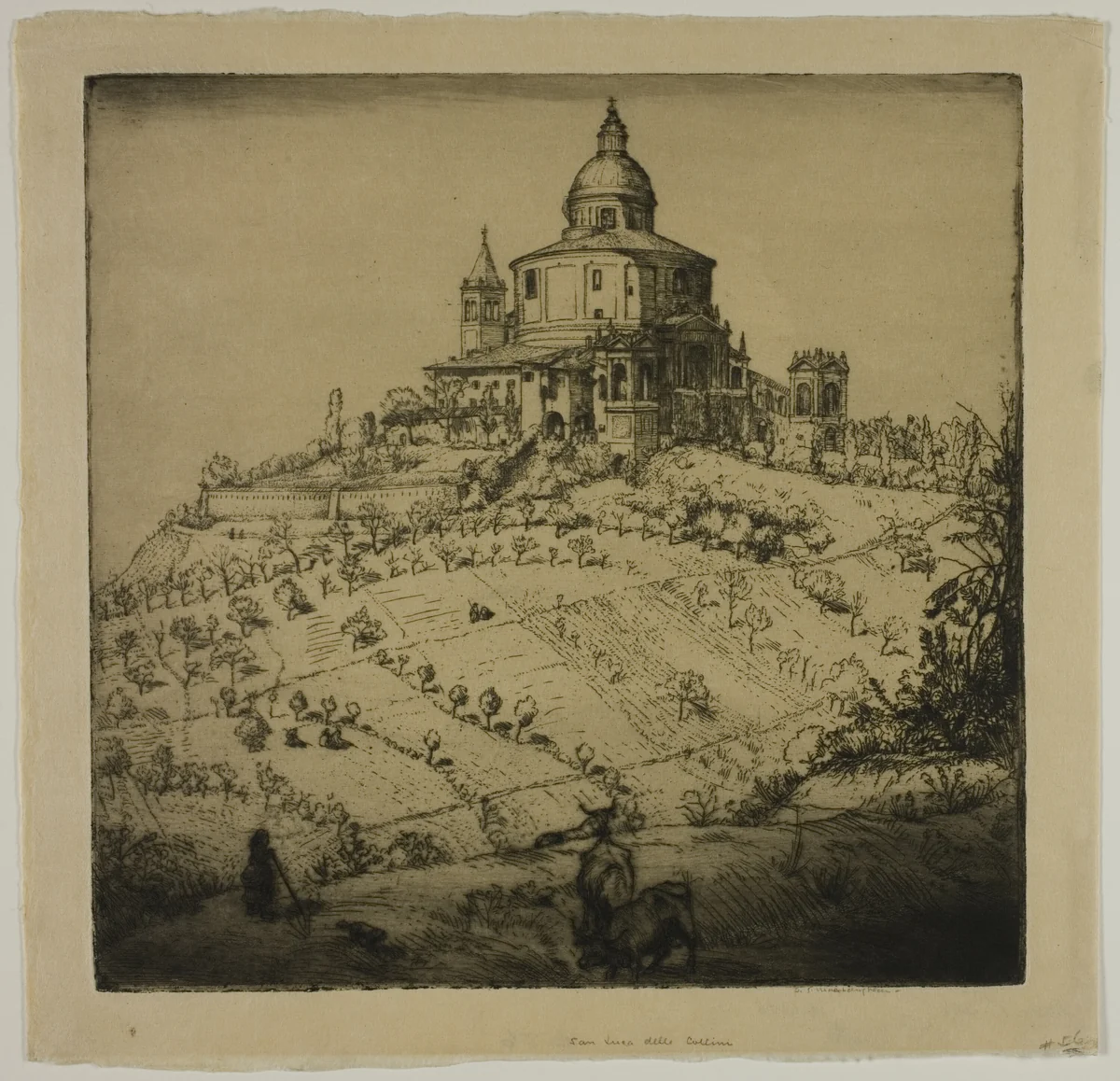 San Lucca dei Colli by Donald Shaw MacLaughlan, print, 1904