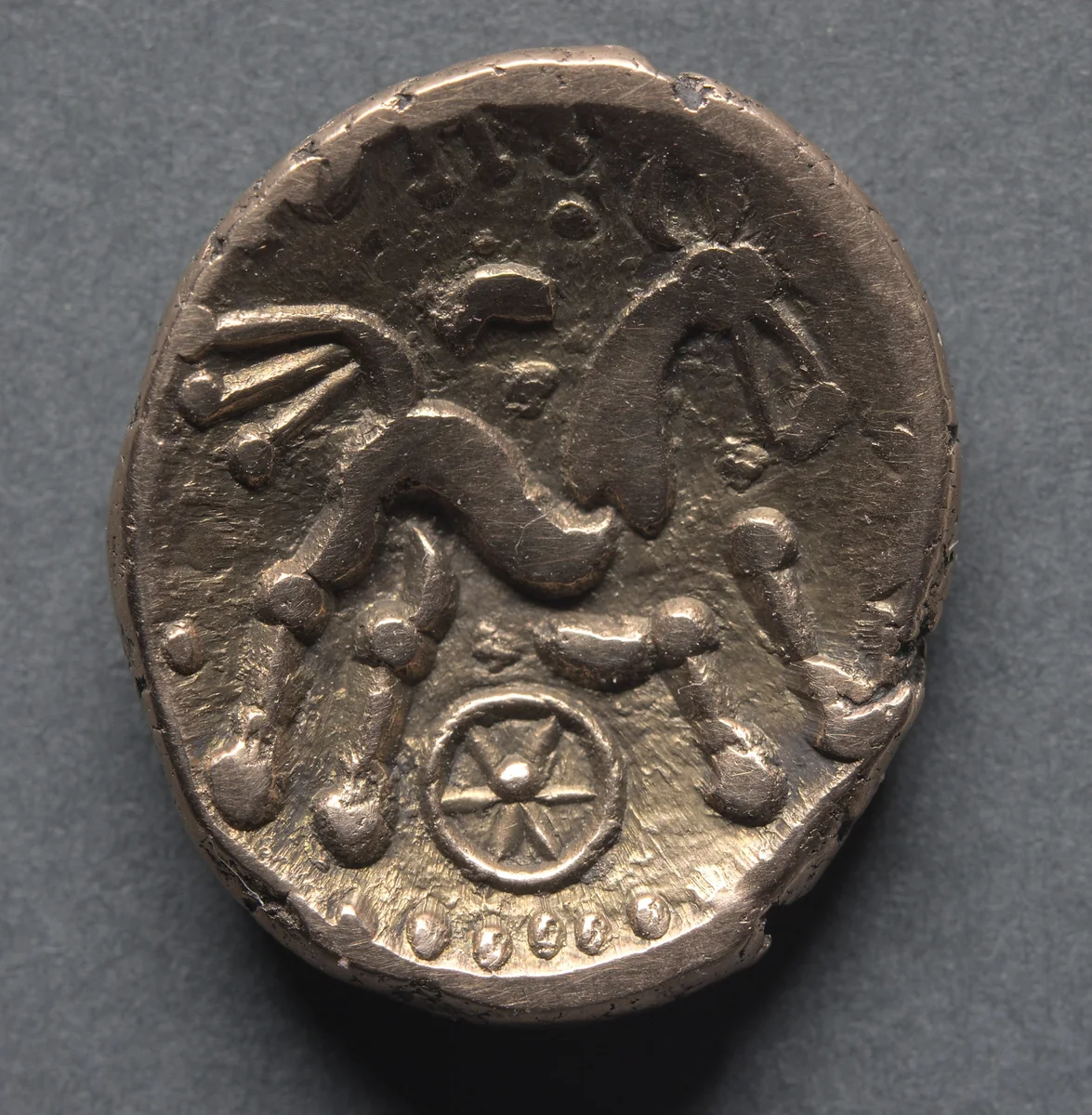 Catti Stater: Tree Symbol on Plain Field (obverse) by Unknown, metalwork, 20-45