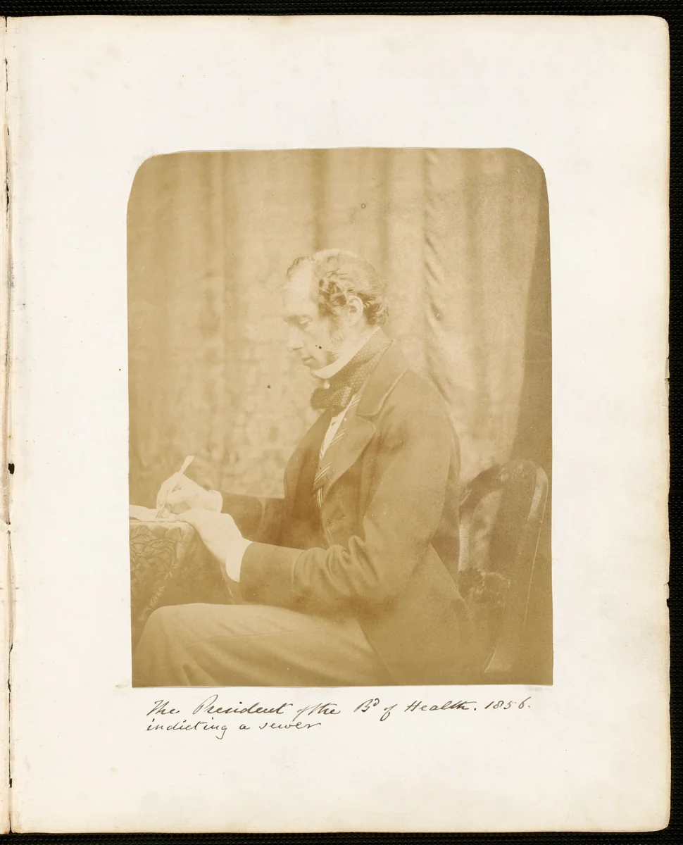 Untitled (The President of the Board of Health) by Artist Unknown, photograph, 1856