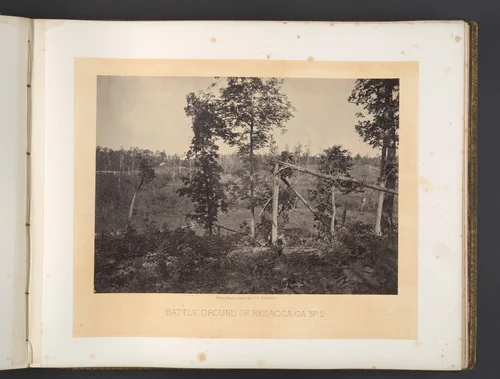 Battle Ground of Resacca, Georgia No. 2 by George N. Barnard, photograph, 1860-1869