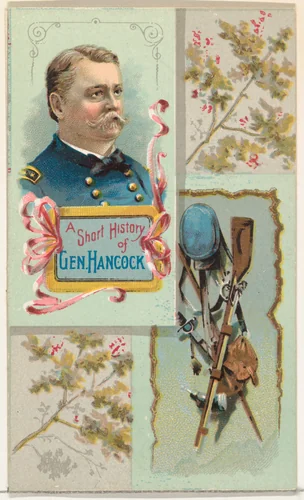 A Short History: General Winfield S. Hancock, from the Histories of Generals series (N114) issued by W. Duke, Sons & Co. to promote Honest Long Cut Smoking and Chewing Tobacco by W. Duke, Sons & Co., print, 1888