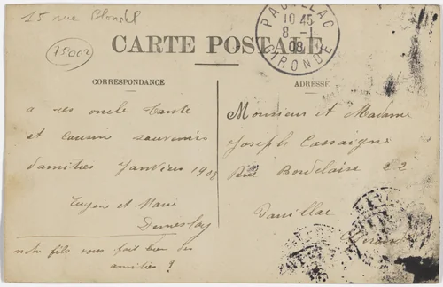 Menuiserie ébénisterie, Paris by Unidentified Photographer, photograph, 1908