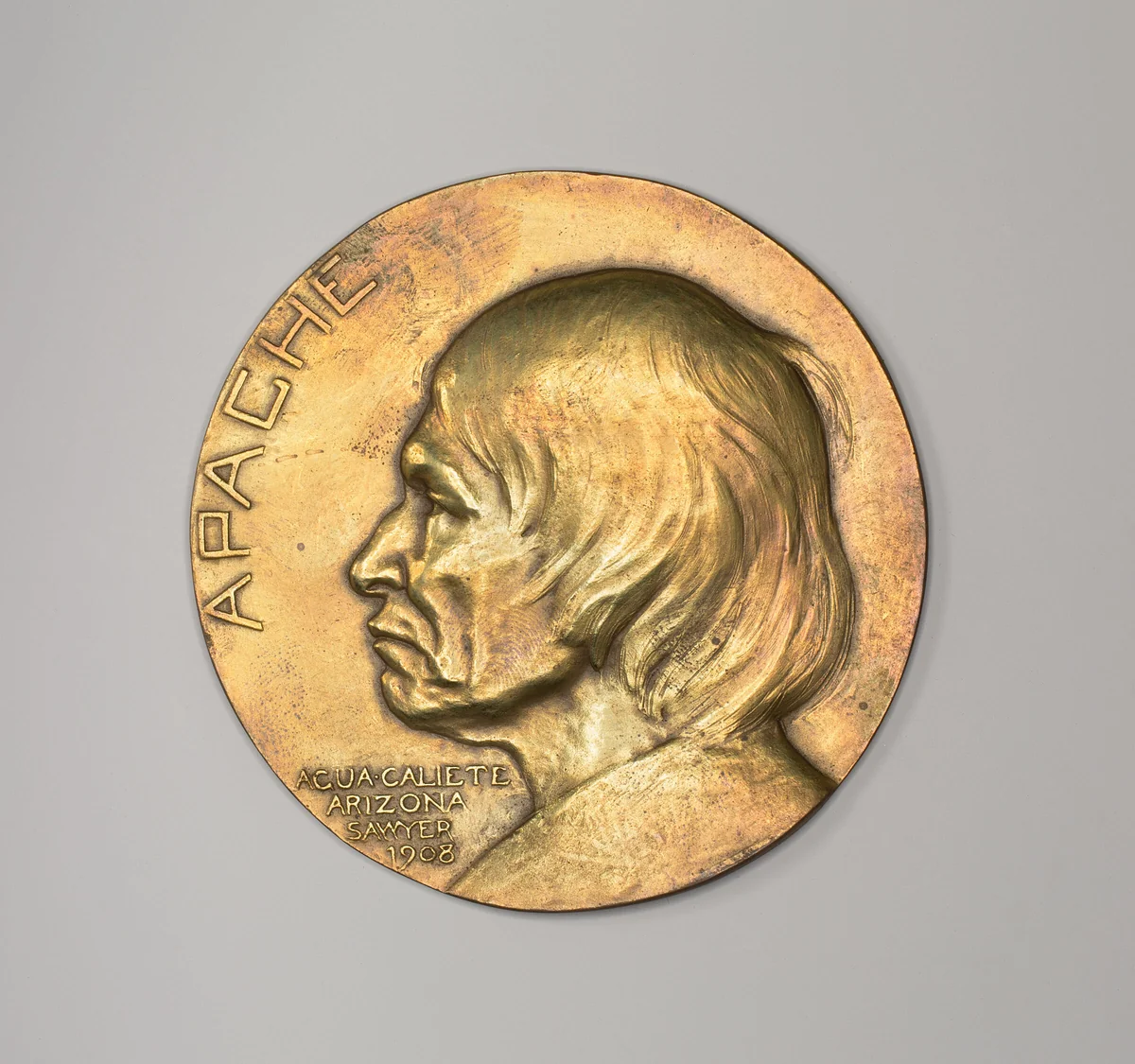 Apache Agua Caliente Arizona by Edward Warren Sawyer, metalwork, 1908