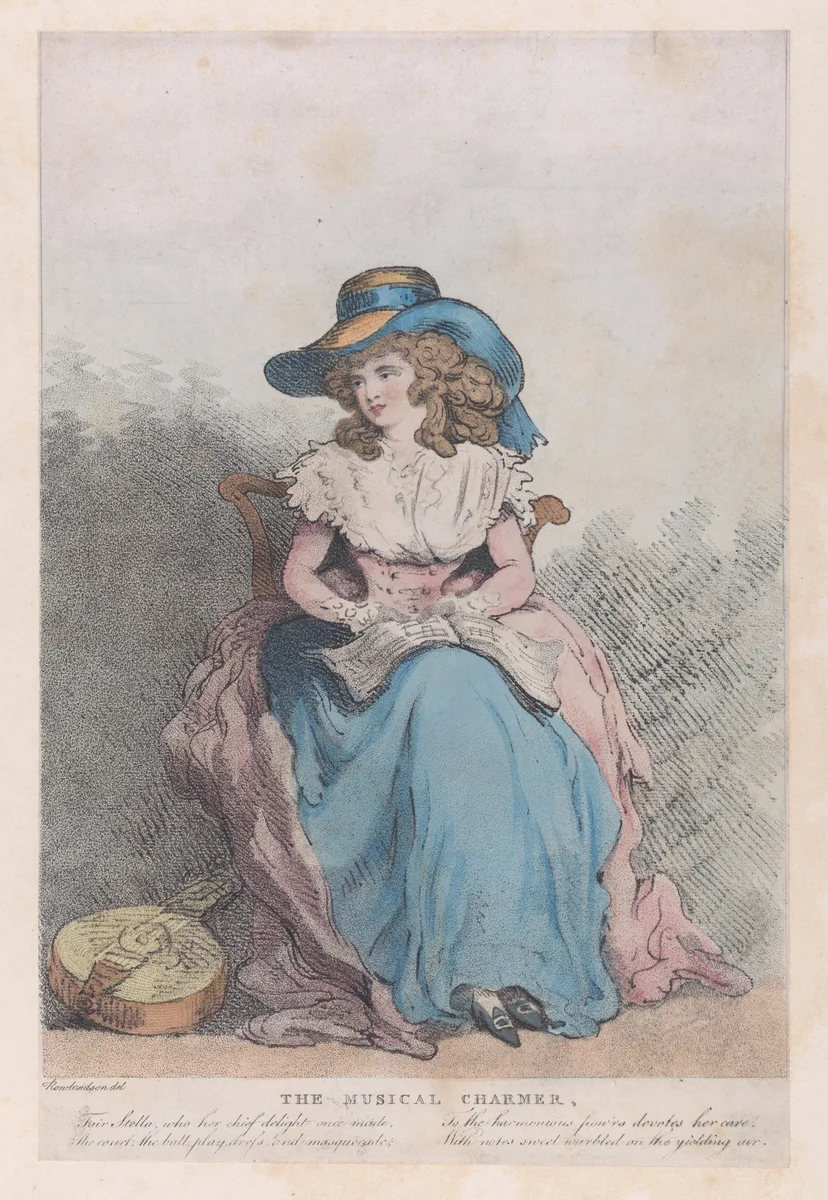 The Musical Charmer by Thomas Rowlandson, print, 1788-1798