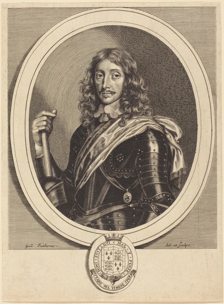 Henry Somerset, 1st Duke of Beaufort, K.G. by William Faithorne, print, 1616-1691