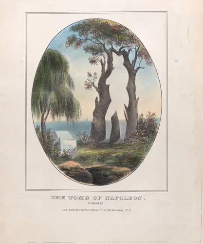 The Tomb of Napoleon by Nathaniel Currier, print, 1837-1847