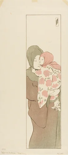 A Japanese Madonna by Helen Hyde, print, 1900