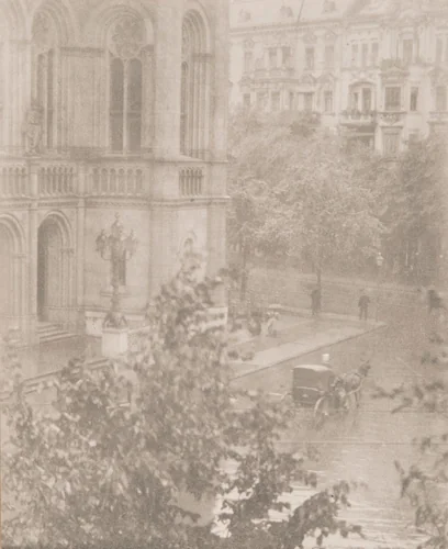 Snapshot—From My Window, Berlin by Alfred Stieglitz, photograph, 1904
