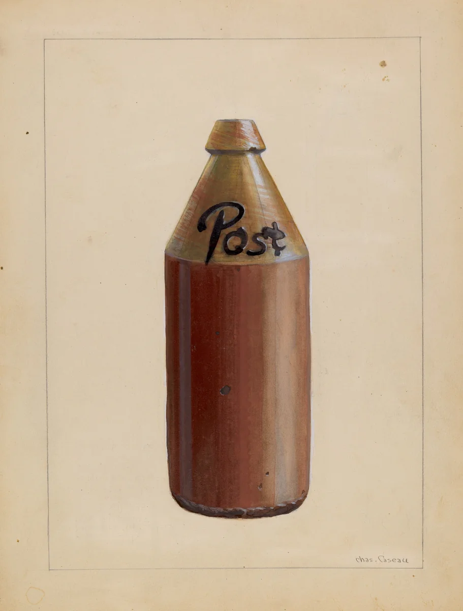 Bottle, Root Beer by Charles Caseau, index of american design, 1936