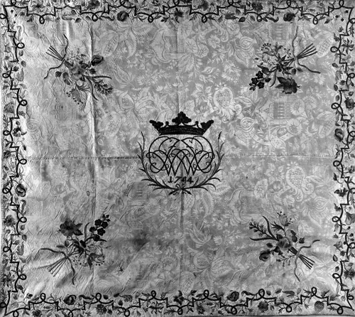 Panel (Handkerchief ?) by Italy, textile, 1744