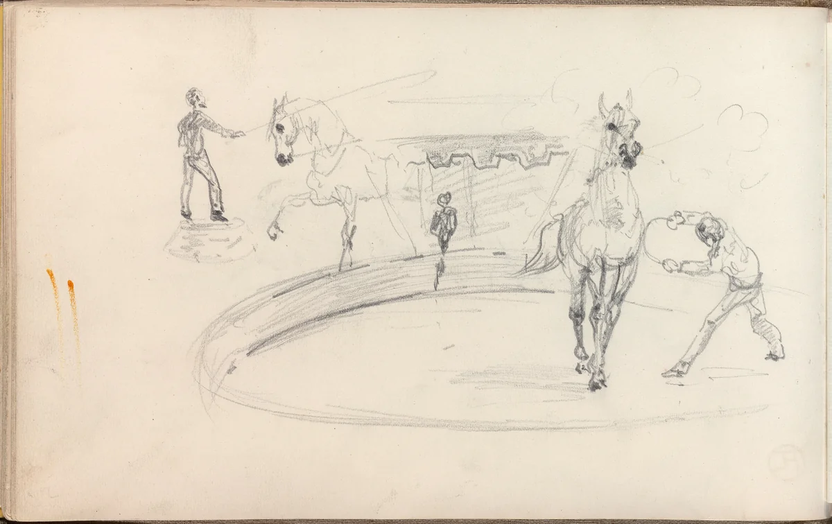 Sketchbook, 1880 by Henri de Toulouse-Lautrec, book, 1880