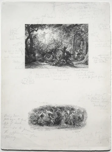 The Vine by Samuel Palmer, print, 1852