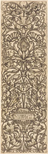 Ascending Ornament by Lambert Hopfer; David Funck, print, 1520-1550